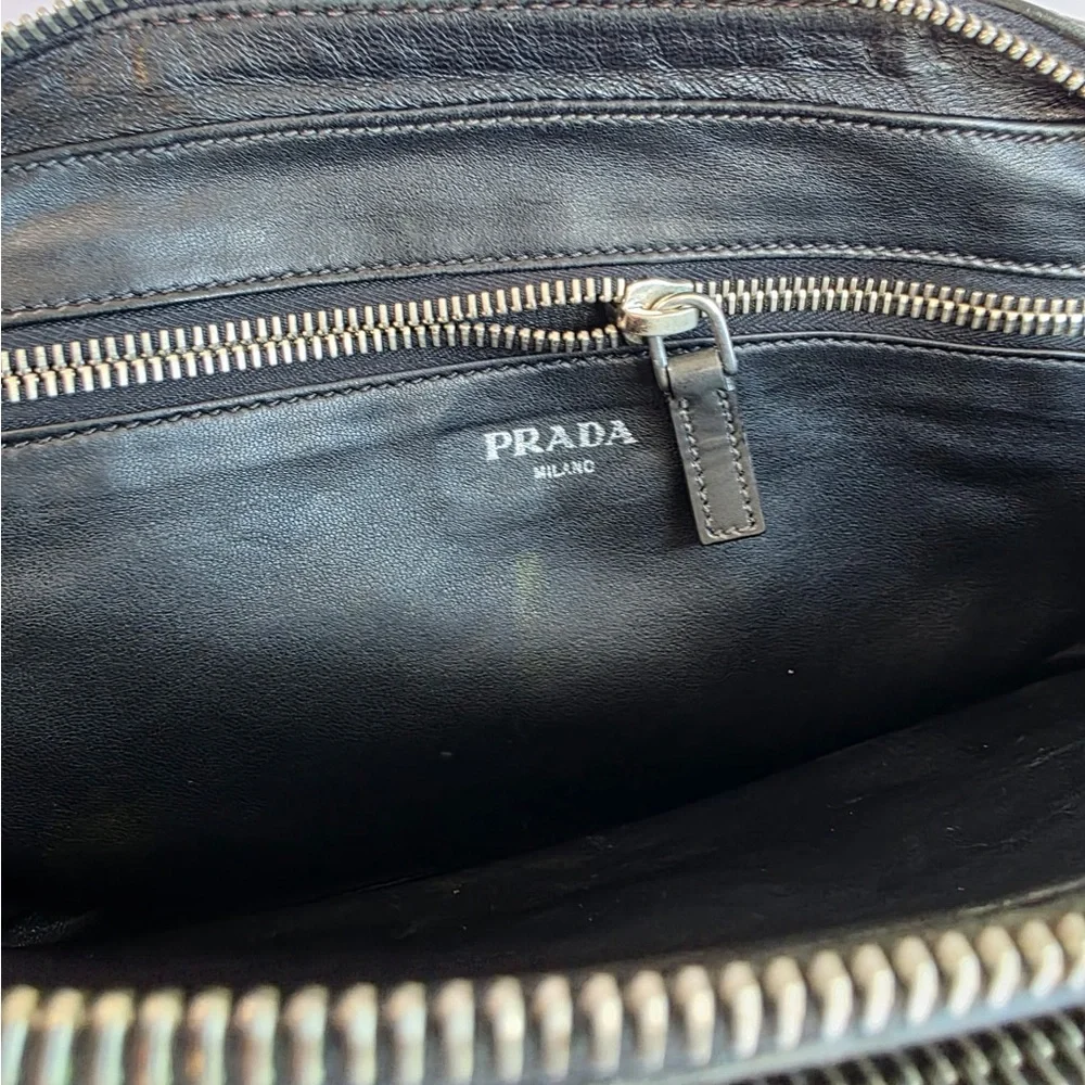 Prada Gray Men’s Wristlet